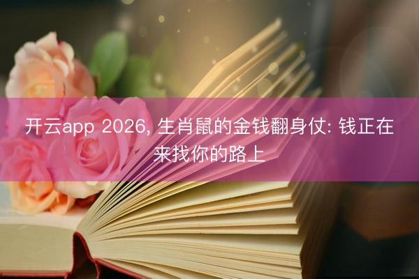 开云app 2026， 生肖鼠的金钱翻身仗: 钱正在来找你的路上